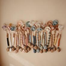 Mushie Silicone Pacifier Clip Art.100071 Pacifier holder
