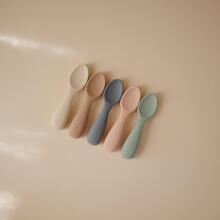 Mushie Silicone Starter Spoon Art.101352 Sand Soft silicone spoon (2 pcs.)