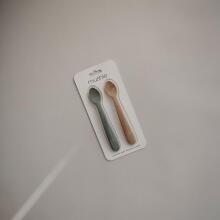 Mushie Silicone Feeding Spoon Art.2360275 Soft silicone spoon (2 pcs.)