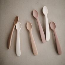 Mushie Silicone Feeding Spoon Art.2360094 Soft silicone spoon (2 pcs.)