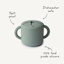 Mushie Snack Cup Silicone  Art. 2340221 Silicone container with Click Lock