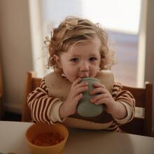Mushie Silicone Sippy Cup Art.2480442 Soft Lilac Silicone educational mug, 175 ml.