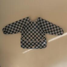 Mushie Long Sleeve Bib Art.101480 Check