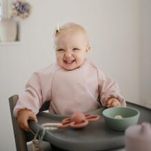 Mushie Long Sleeve Bib Art.101480 Check