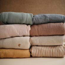 Mushie Crib Cotton Sheet  Art.2216380 Retro Stripes