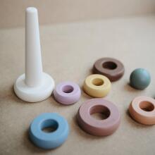 Mushie  Ringtower Art.2420327  Laste püramiid