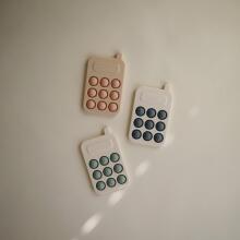 Mushie Phone Press Toy Art.2860031 Silicone rattle (100% natural)