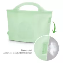 Haakaa Multipurpose Steamer & Steriliser Bag  Art.UTE102-LE Lime Multipurpose Steamer & Steriliser Bag,1250ml