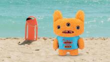 Fuggler Vacay Vibes ZURU poolt Naljakas kole koletis Palus kollektsioonimänguasi - Reek-O - orange, laste pehme mänguasi