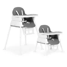 EcoToys Chair Art.263215 Grey Laste kõrge tool 3-in-1 kokkupandav
