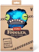 Fuggler Laboratory Misfits by ZURU Funny Ugly Monster Plush Collectible Toy - Wide Eyed Weirdo - blue, kids soft toy