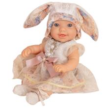 WOOPIE ROYAL Beebinukk 24 cm Kleidis ja Jänku Mütsiga
