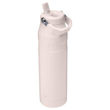 Thermos bottle with straw The IceFlow Bottle Flip Straw 2.0 1.06L light pink