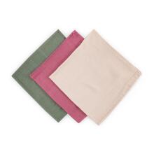 PETITE&MARS 415369 Bambusest Musliinmähkmed 3 tk 68x68 cm Botaanilised Toonid