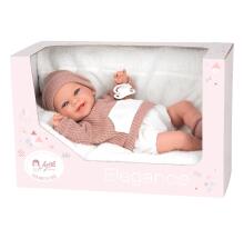 Arias doll in a pink sweater, 35 cm