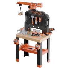 SMOBY Мастерская с Краном Black+Decker Bricolo Builder