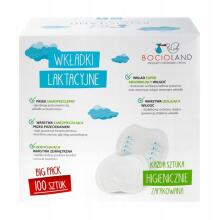 Bocioland Nursing Pads Art.1569 Ühekordsed igapäevased rinnahoidjapadjad (100 tk)