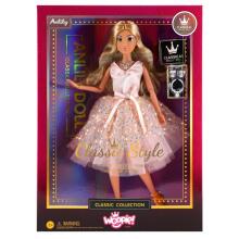 WOOPIE ROYAL Nukk Lily 30 cm Pikkade Blondi Juustega Roosa Kleit Ehteid