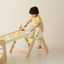 CLASSIC WORLD Puitu ronimisseade Kolmnurk Montessori 5-in-1 - Siseruumide mänguväljak lastele