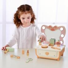 TOOKY TOY Puitmööbel Liblikas LED Valgusega + Kosmeetika