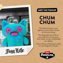 Fuggler Fugg Life 22 cm Plush Toy (Chum Chum) Art.268511 naljakas kole koletis
