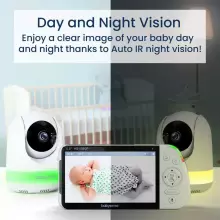 Babysense Video Baby Monitor Max View Pro Art.268711 Digitaalne beebimonitor koos ekraaniga