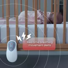 BabySense 8 Monitor Baby Monitor with Real Time No Breathing & Irregularity Art.268720 Hingamismonitor