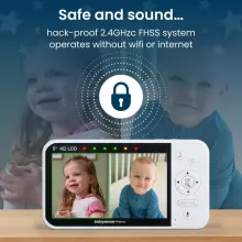 Babysense Video Baby Monitor Prisma Art.268724 Digitaalne beebimonitor koos ekraaniga