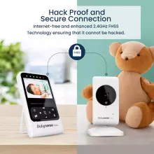 Babysense Compact Video Baby Monitor with 2 Cameras Art.V24R-2 Digitaalne beebimonitor koos ekraaniga