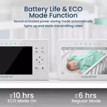 Babysense  Video Baby Monitor with 2 Cameras Art.V43 Digitaalne beebimonitor koos ekraaniga