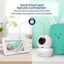 Babysense  Video Baby Monitor with 2 Cameras Art.V43 Digitaalne beebimonitor koos ekraaniga