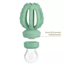 Haakaa Octopus Freeze-N-Feed Mini Combo Art.BHK150-M Mustard Silicone strainer for feeding fresh vegetables (Nibbler)