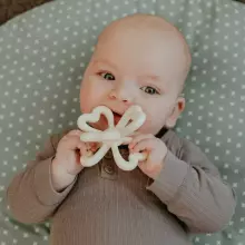 Haakaa Silicone Teether Clover Art.TPS038-C  Silicone rattle (100% natural)