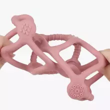 Haakaa Silicone Teething Ball  Art.TPS017-SG Grey  Silicone rattle (100% natural)