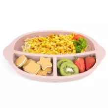 Haakaa Silicone Divided Plate Art.UTE27-S Suva Grey Plate