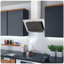 Kitchen chimney hood 60cm Inox + black BT-209