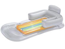Puhutav madrats, tool, lamamistool 161 x 84 cm Bestway 43028 hõbedane