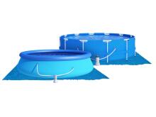Universal tarp mat for garden pool 396 x 396 cm DM-113