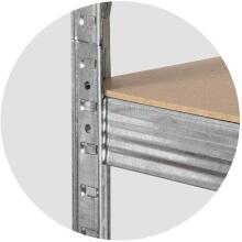 Металлический стеллаж 180 x 90 x 40 см Humberg HR-812