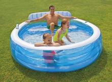 Puhutav bassein pingiga 229 x 218 x 79 cm INTEX 57190