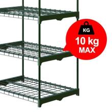Kasvuhoone riiul 69 x 49 x 125 cm Plonos 4921