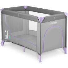 Reisi beebivoodi 125 x 65 x 78 cm RK-240 Hall-Lavendel