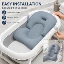 Baby Bath Cushion Art.271284 Grey Beebivannipadi