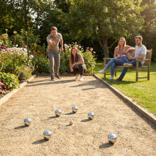 Boules mängu komplekt Petanque 8 palli + kott ja tarvikud