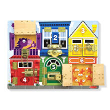 MELISSA & DOUG Slēdzeņu dēlis