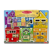 MELISSA & DOUG Slēdzeņu dēlis
