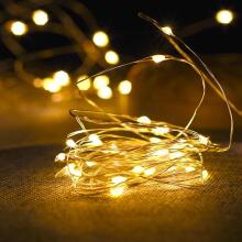 Home Company USB Fairy Light String Art.273036 USB Powered Fairy String Light in Warm White 2 Meters 20 LED