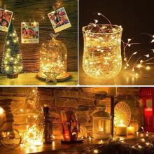 Home Company USB Fairy Light String Art.273036 USB Powered Fairy String Light in Warm White 30 Meters 300 LED