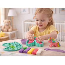 DIY Creative Kit: Unicorn Dough, Molds, and Accessories