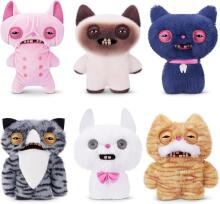 Fuggler Alley Cats (Cheezee) – Funny Ugly Monster Plush Toy with Human-Like Teeth